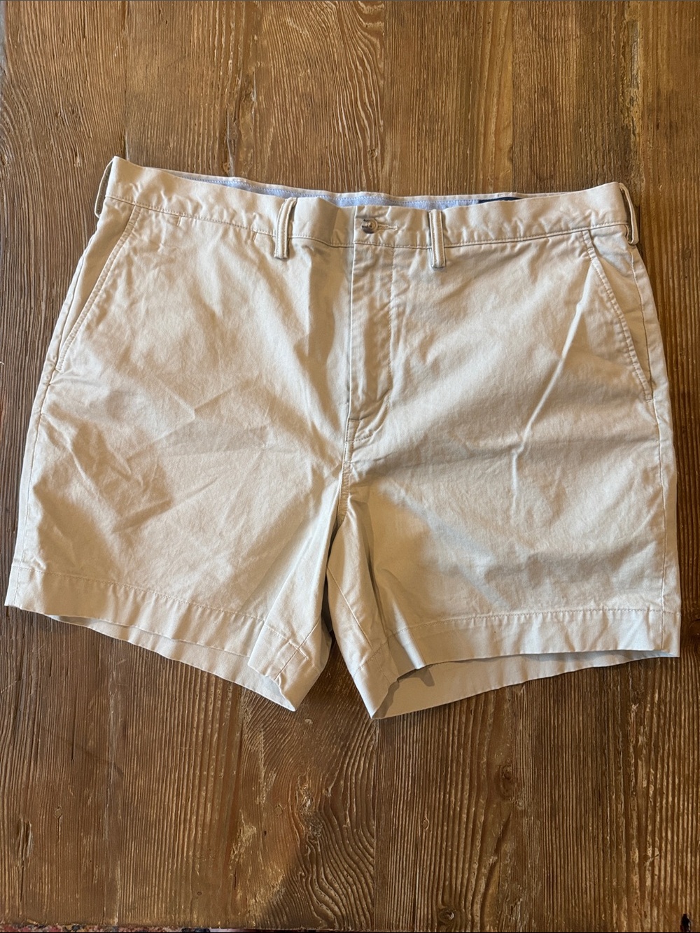 Polo Ralph Lauren Khaki classic fit Flat Front Men’s Chino Shorts